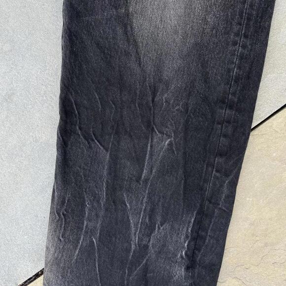 Supreme Japanese Selvedge Denim Loose Fit Black Jeans - Picture 3 of 8